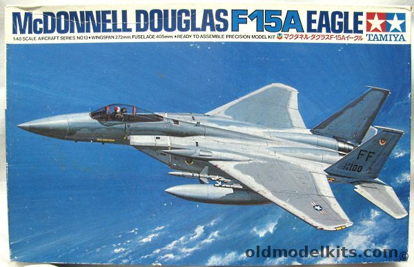 Tamiya 1/48 McDonnell Douglas F-15A Eagle - USAF 1st TFW 94th TFS / Streak Eagle Record Aircraft / 36th TFW 525TFS / 49TFW 7TFS / 57TTW 433 FWS / 58TTW 555TFS, MA124-1500 plastic model kit